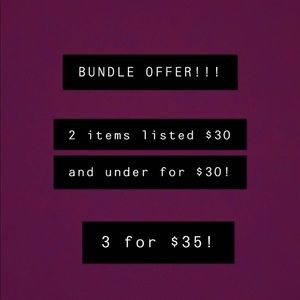 Bundle offer!